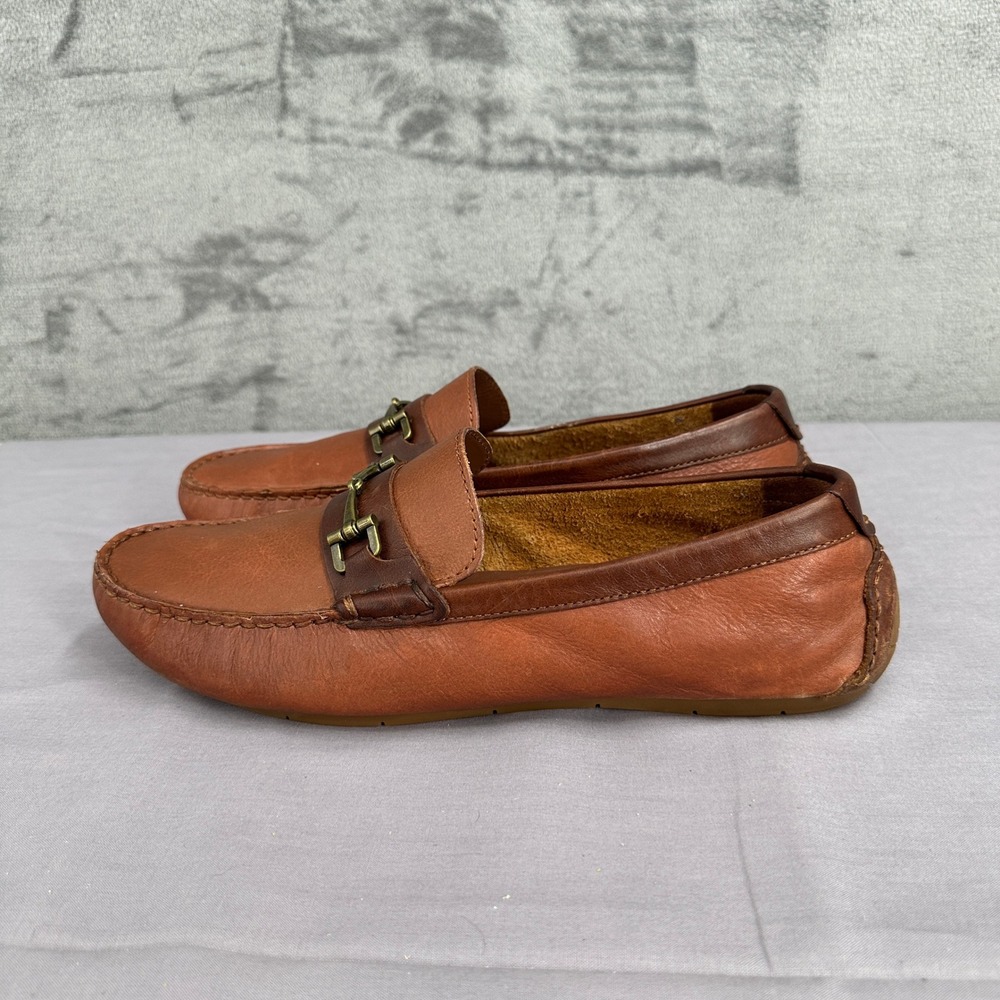 Cole Haan Somerset Link Bit Loafers Men 9.5M Brown Leather Slip On Driving Shoes - Picture 6 of 11